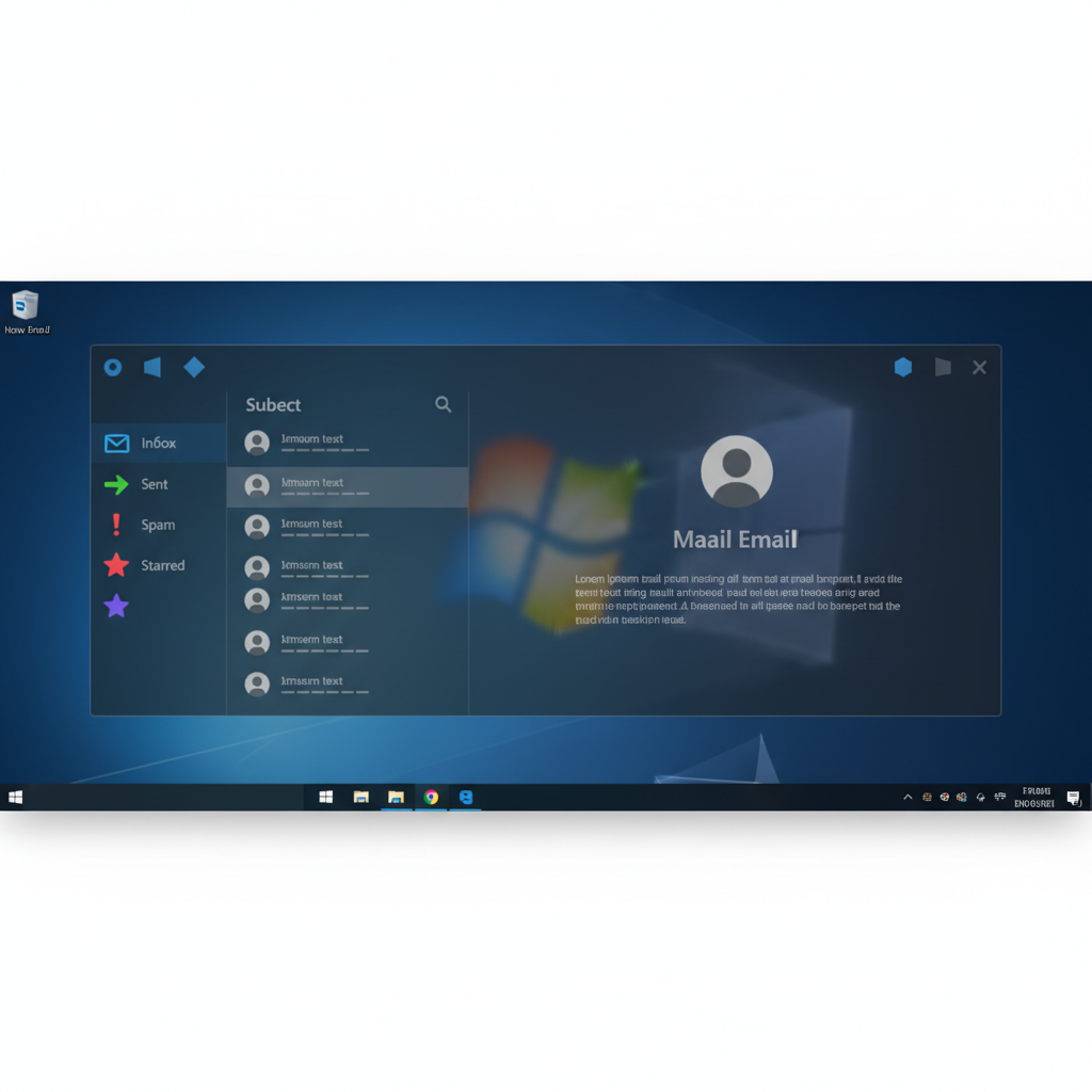 Image pour email applications for windows 10